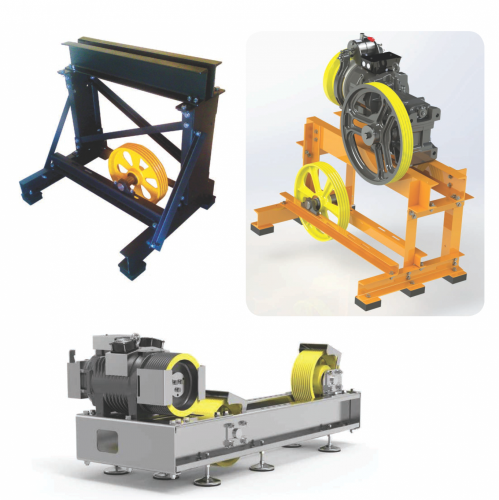 Βάσεις Μηχανών Διαιρούμενες <br /> Lift Machine Bedplates